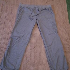 Faded Glory drawstring elastic waist stretch cargo